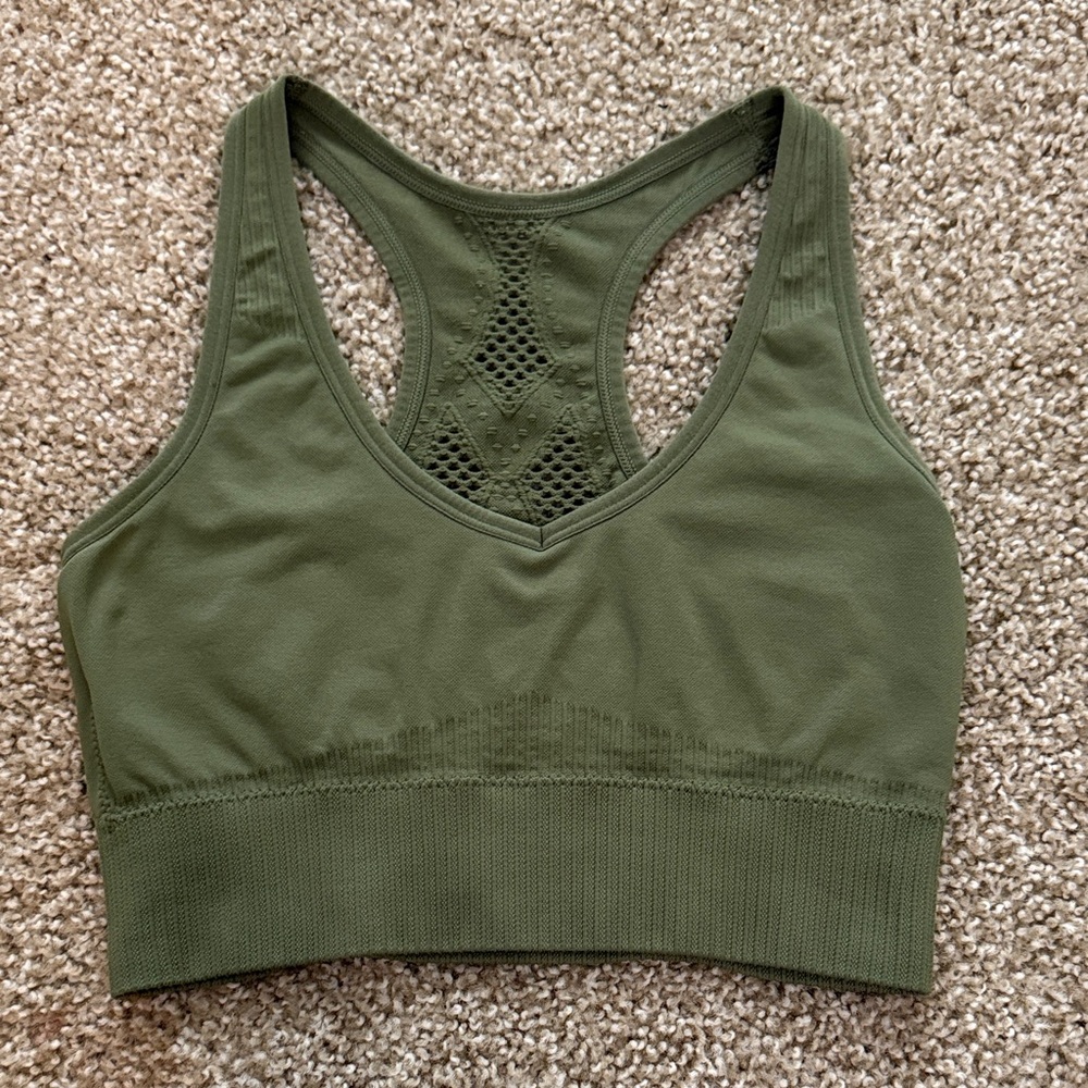 JoyLab Forest Green Sports Bra